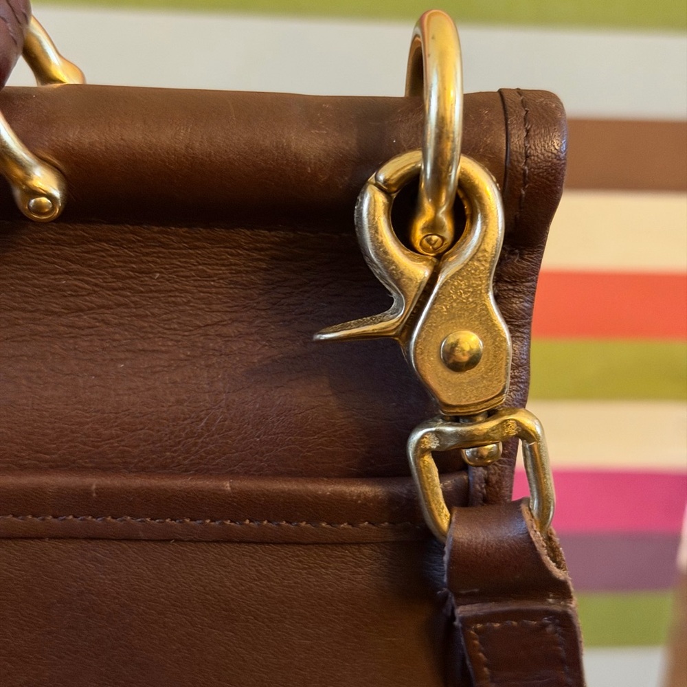 Coach Willis Style #9927 Brown Leather Crossbody Bag, Vintage, rare find! - Picture 5 of 10